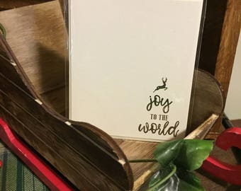 Joy to the World Card
