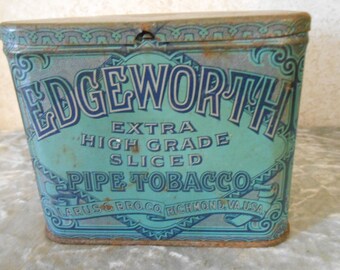 Vintage Edgeworth Extra High Grade Smoking Tobacco Tin