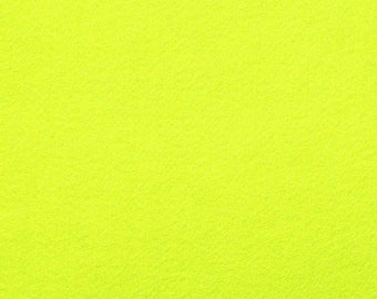 Felt 1.5 mm neon yellow A4 size sheet