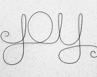 JOY Wire Wording Wall Hanging