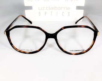 Vintage Liz Claiborne (LC 94) Tortoise Eyeglasses Frames