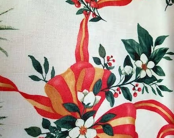 Vintage Christmas Tablecloth