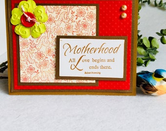 Handmade Greeting Card, Mom, Happy Mother’s Day, Grandmother