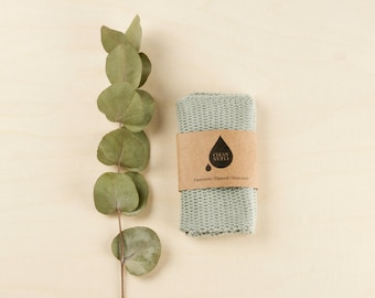 Clean Clean Dishcloth | Facecloth | Flannel in sage