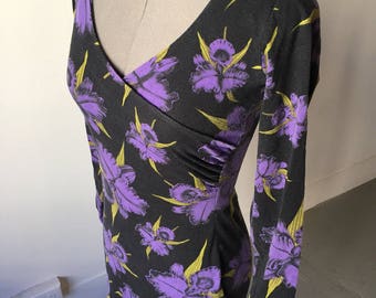 Betsey Johnson 80s punk label wiggle dress / size S