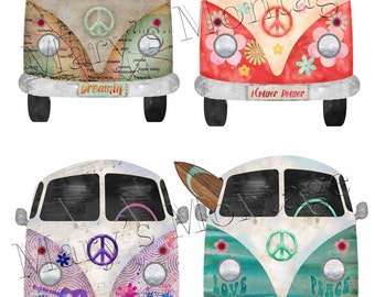 Hippie stencil | Etsy