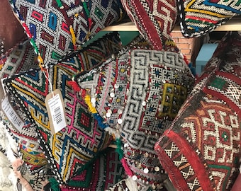 Moroccan Pillow, Modern Bohemian, Home Decor,Turkish Kilim, Pillow Cover, Tribal Pillow,Vintage Kilim Pillow, 52x32 cm