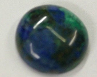 2pcs Natural Azurite Malachite Round Calibrated Cabochon High Quality Gemstones 6mm 8mm 10mm FREE SHIPPING