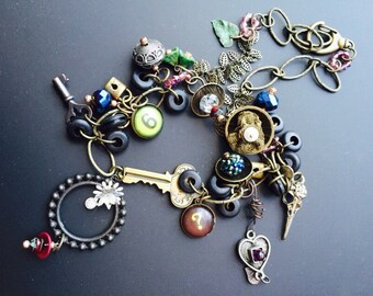Found Object Dreamcatcher Necklace