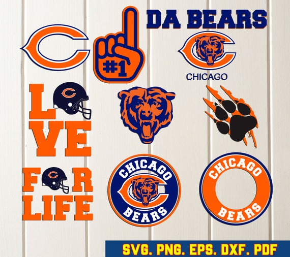 INSTANT DOWNLOAD-Chicago Bears SVGChicago Bears Cut