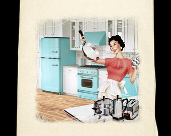 Classic Kitchen - Turquoise Flour Sack Towel