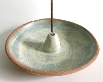 Ceramic Incense Holder in Ocean Blue