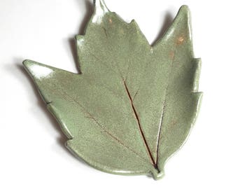 Maple Leaf - Spoon Rest - Tea Bag Rest - Ring Dish - Trinket Tray