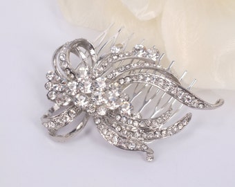 Marie- Rhinestone Bridal Comb