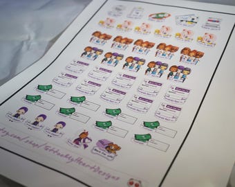 Relay For Life planner stickers