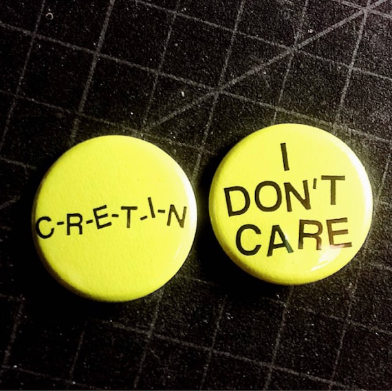 Atomic Yellow Ramones Pin Set