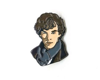 Sherlock Holmes Enamel Pin