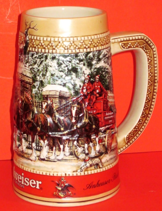 vintage budweiser beer steins