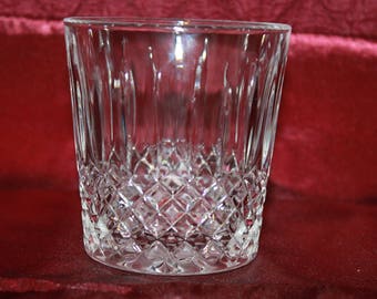 M3 Constance Plain by Cristal D'Arques Durand Old Fashioned Cold Only Crystal Glass Like Brand New Condition