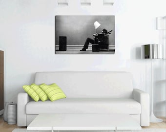 Vintage Music Audio Ad "Blown Away" 36 x 24 Hi Res Canvas Art Print Home Decor Home Decor Canvas Print Poster Wall Art