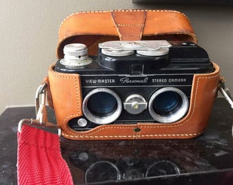 Vintage VIEWMASTER STEREO CAMERA, 1950s View-Master Personal Stereo Camera, 3-D View-Master Camera, 3-D Reel, Collectible View Master Camera