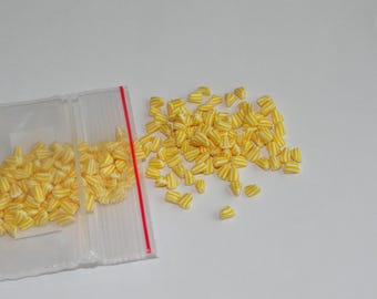 Mini stuffed sunflower yellow and white