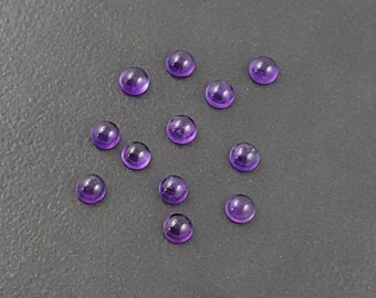6mm Amethyst Cabochon, calibrated, purple cab, amethyst, amethyst cab, amethyst cabochon, purple stone, small cabochon, purple amethyst