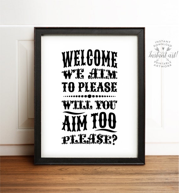 funny bathroom signs printable art bathroom wall decor