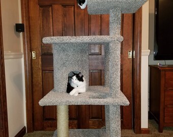 Hazel's Kitty Tower 54-Inches tall (with a base of 27in x24in wide) Digital Download