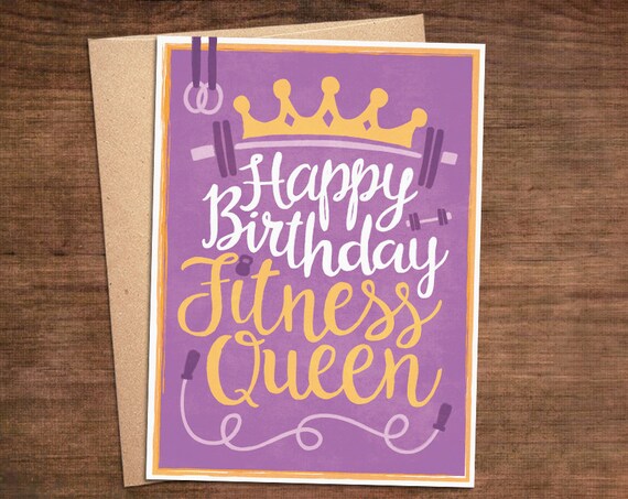 Glücklich Geburtstag Fitness Queen Crossfit Gewichtheber