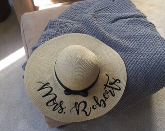 Personalized Floppy Sun Hat