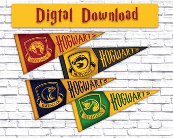Harry Potter Banner printable. Harry Potter wall art Hogwarts