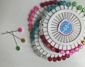 Sewing pins, dressmaking, sewing essentials, sewing notions, fasteners