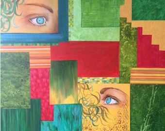 Summer - original acrylic eyes