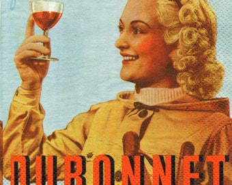 COCK78 DUBONNET 1 paper cocktail napkin
