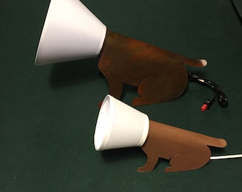 Dog Cone Lamp, two sizes