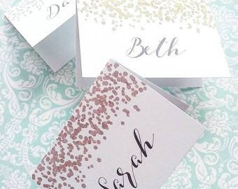 Wedding Place Cards - Name Place Cards - Place Name Cards