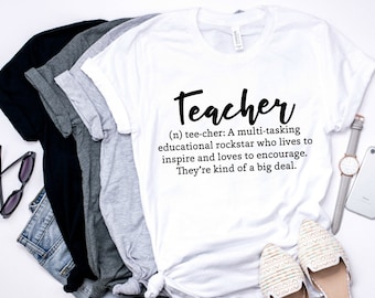 teacher shirts - teacher - teacher gifts - tshirt - graphic tee - thank you teacher - gifts for teachers - teacher tshirt - women