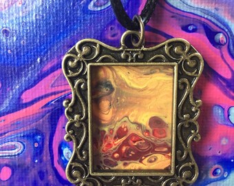 Mini masterpiece pendant and necklace
