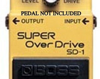 New Mod Kit BOSS SD-1 Overdrive Pedal STACKED Burr Brown OPA2134PA Op amp D.I.Y.