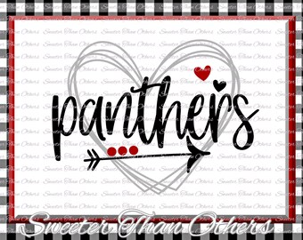 Panthers Svg, Football Panther, Baseball Panther, Basketball Panther, Pride, Vinyl Design SVG DXF Silhouette Cameo Cricut Instant Download