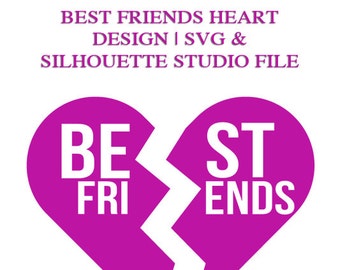 Free Free 226 Best Friends Svg Heart SVG PNG EPS DXF File