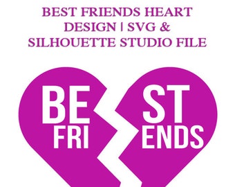 Free Free Best Friends Svg Heart 947 SVG PNG EPS DXF File