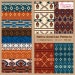 Digital Scrapbook Paper Pack NATIVE AMERICAN PATTERNS
