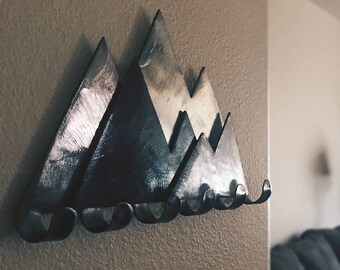 Mountain Metal Key Hook