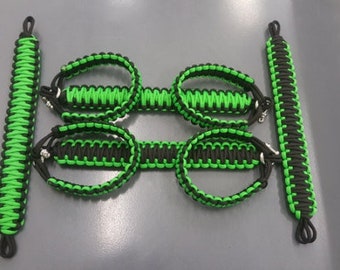 Neon green Jeep Grab handles