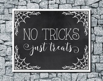 No Tricks Just Treat Etsy No Tricks Just Treat Etsy
