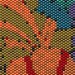 Summer Flowers Peyote Cuff Beaded Bracelet Pattern
