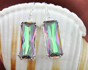 plated silver Topaz imitation