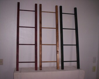 Appy 4 ft Display & Storage Ladder, Quilt Ladder, Blanket Ladder, Decorative Orchard Ladder, Library Ladder, Scarf Ladder, Towel Rack